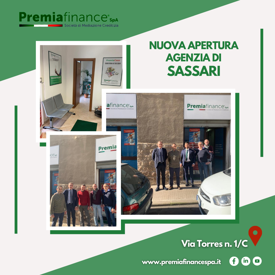 Nuova Agenzia di Premia Finance SpA, inaugurata la sede di Sassari