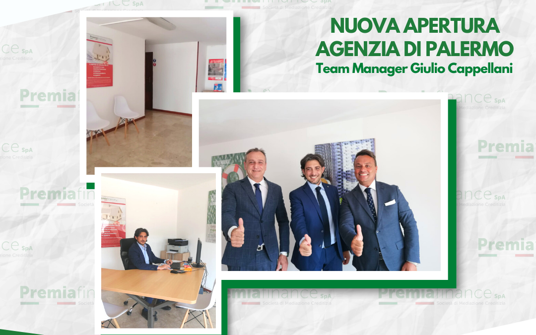 Premia Finance SpA, inaugurata la nuova Agenzia di via dell’Autonomia Siciliana a Palermo