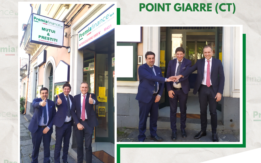 Apre il nuovo point Premia Finance SpA a Giarre (CT)